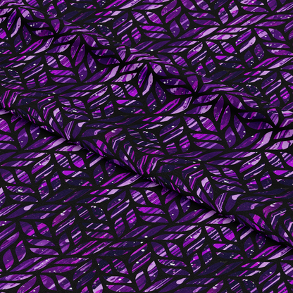 Dripping Purple Liquid Pattern 16 Quilting Cotton Fabric