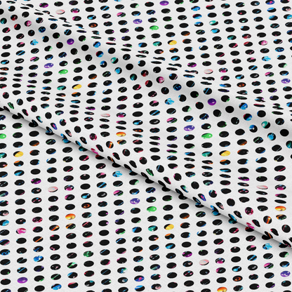 Dripping Rainbow Liquid Pattern 19 Quilting Cotton Fabric