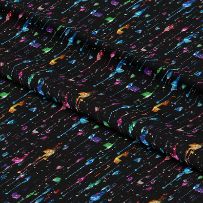 Dripping Rainbow Liquid Pattern 15 Quilting Cotton Fabric