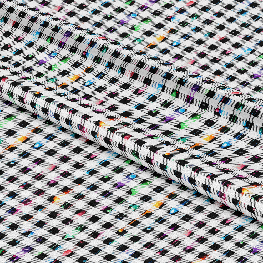 Dripping Rainbow Liquid Pattern 16 Quilting Cotton Fabric