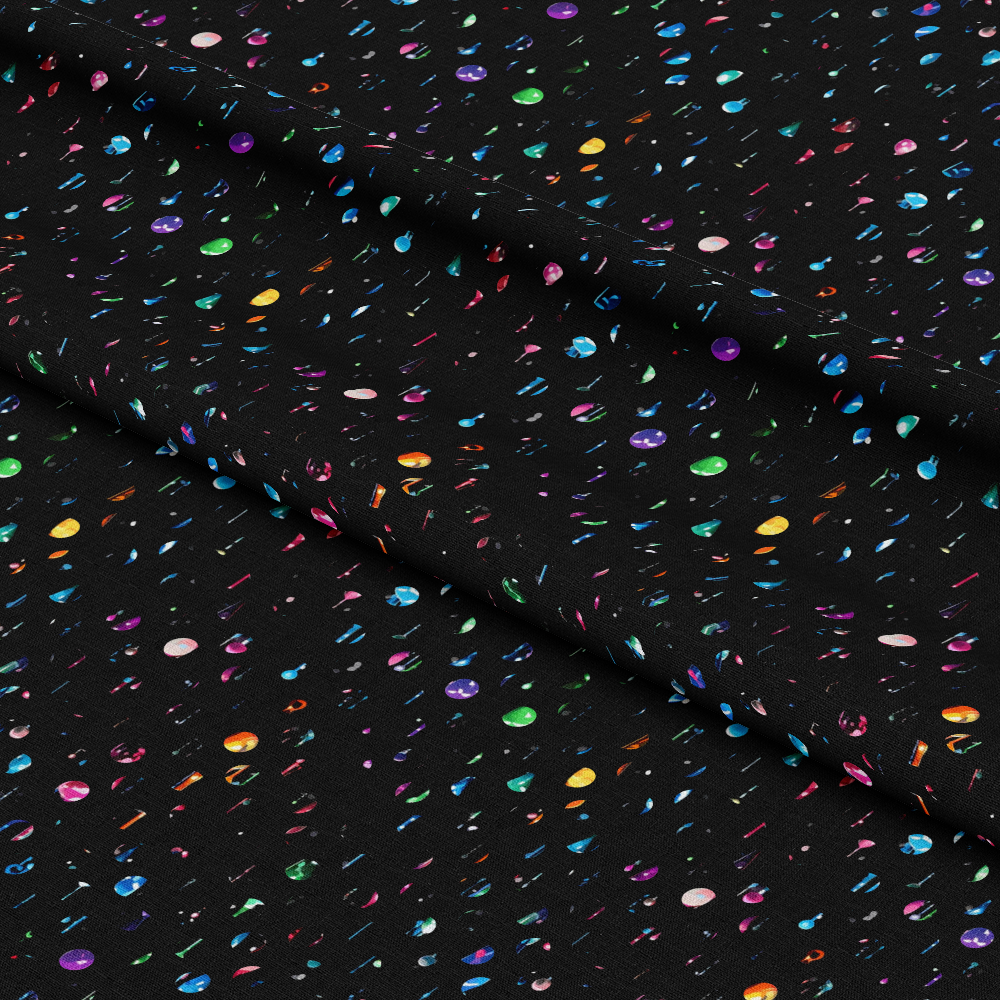 Dripping Rainbow Liquid Pattern 21 Quilting Cotton Fabric