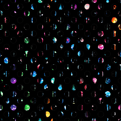 Dripping Rainbow Liquid Pattern 21 Quilting Cotton Fabric