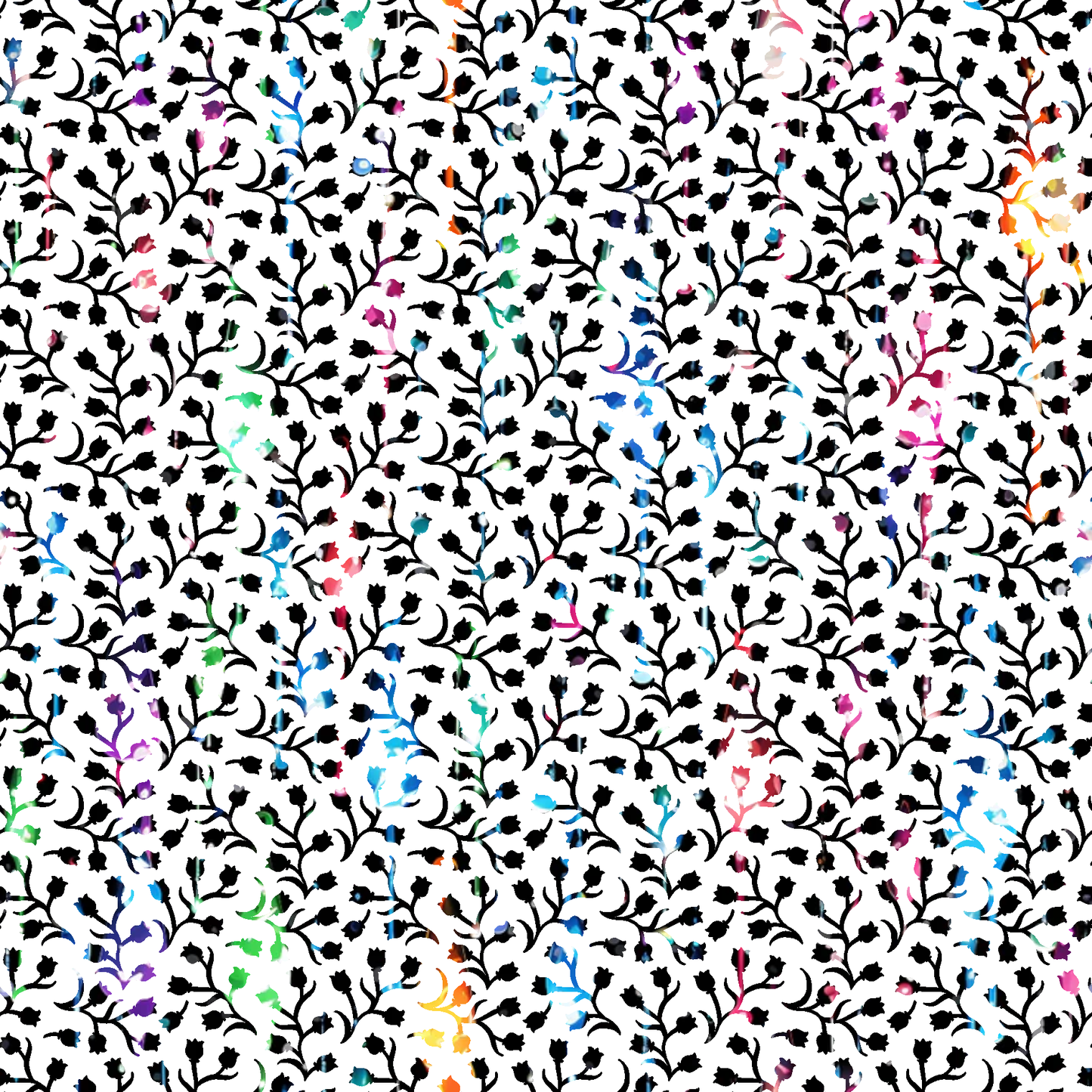 Dripping Rainbow Liquid Pattern 23 Quilting Cotton Fabric