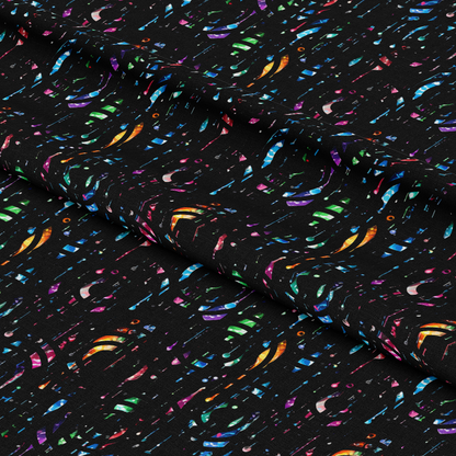 Dripping Rainbow Liquid Pattern 22 Quilting Cotton Fabric