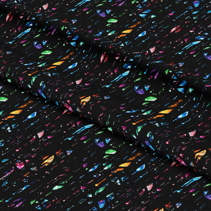 Dripping Rainbow Liquid Pattern 25 Quilting Cotton Fabric