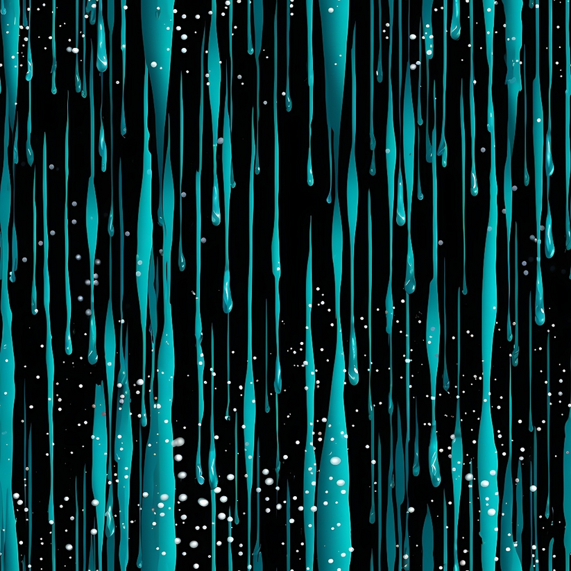 Dripping Turquoise Liquid Pattern 1 Quilting Cotton Fabric ...