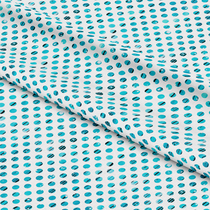 Dripping Turquoise Liquid Pattern 10 Quilting Cotton Fabric
