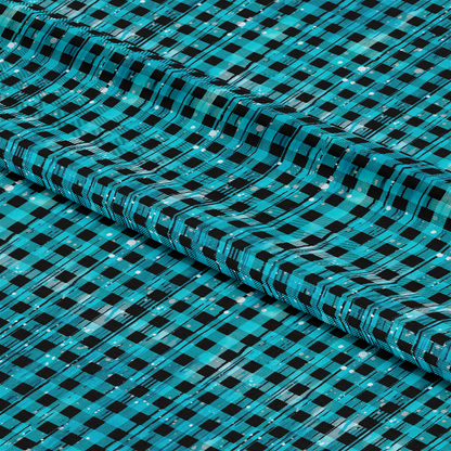 Dripping Turquoise Liquid Pattern 12 Quilting Cotton Fabric