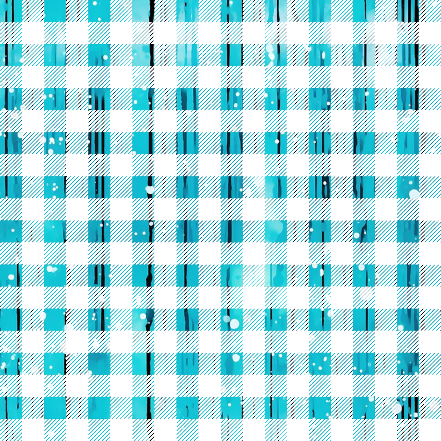 Dripping Turquoise Liquid Pattern 13 Quilting Cotton Fabric
