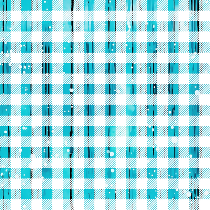 Dripping Turquoise Liquid Pattern 13 Quilting Cotton Fabric