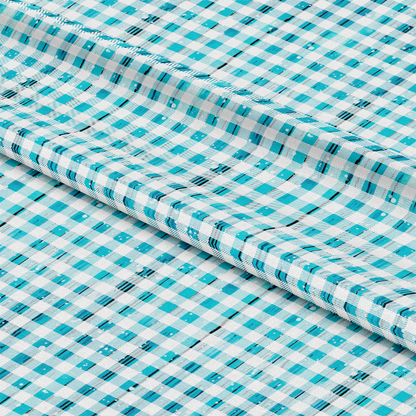 Dripping Turquoise Liquid Pattern 13 Quilting Cotton Fabric