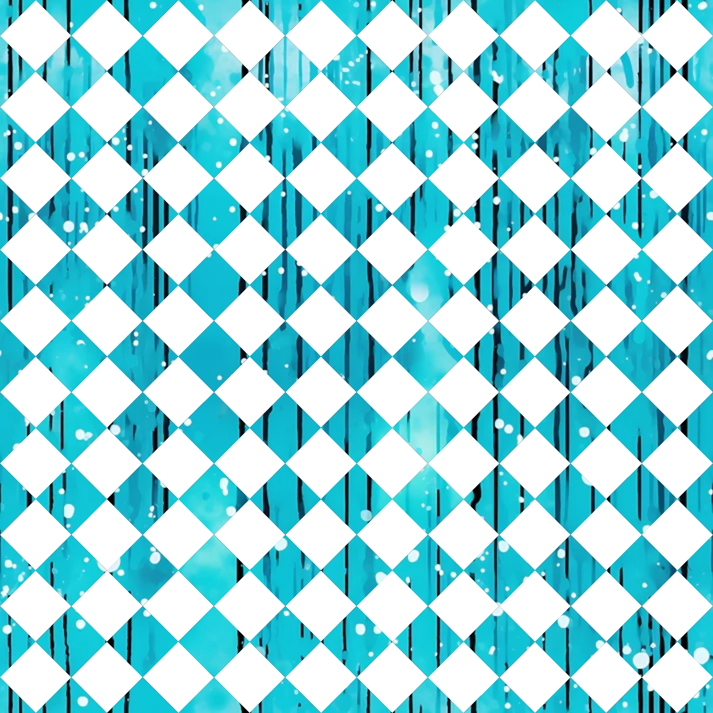 Dripping Turquoise Liquid Pattern 17 Quilting Cotton Fabric