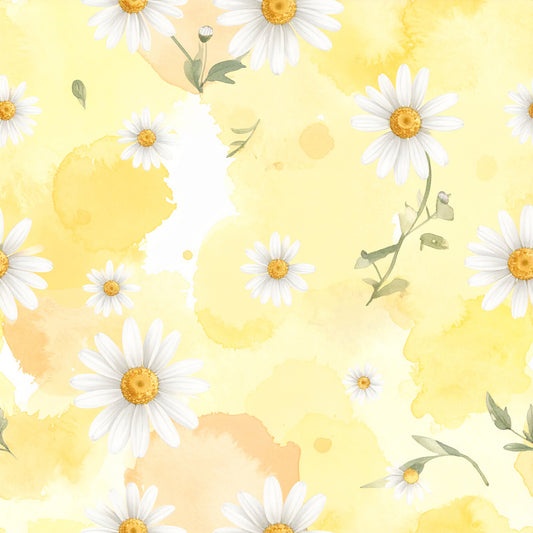 Dusty Yellow Cottage Garden Pattern 13 Quilting Cotton Fabric