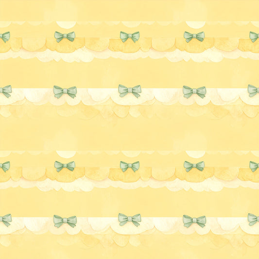 Dusty Yellow Cottage Garden Pattern 2 Quilting Cotton Fabric