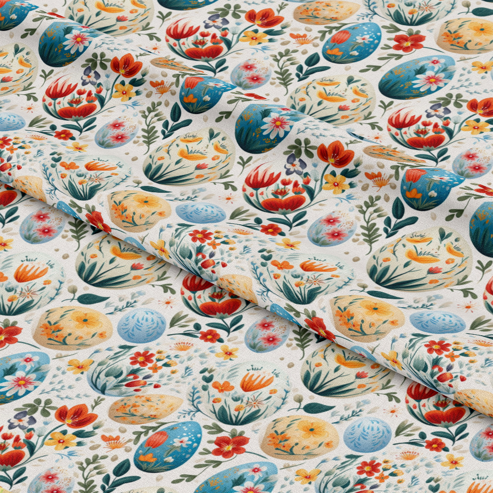 Easter Eggs Pattern 13 Quilting Cotton Fabric