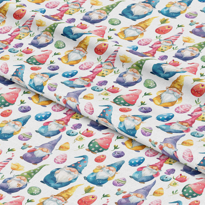 Easter Gnomes Pattern 3 Quilting Cotton Fabric