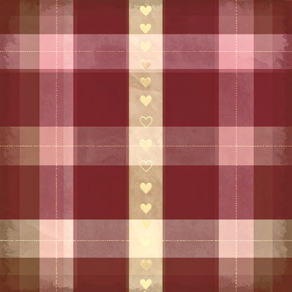 Elegant Plaid Christmas Pattern 15 Quilting Cotton Fabric