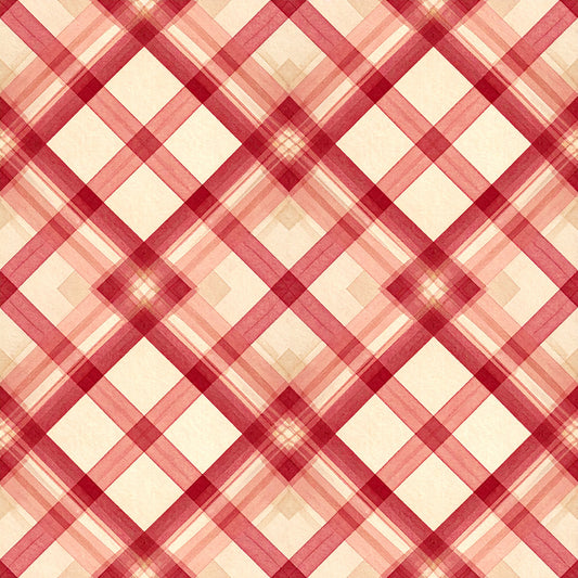 Elegant Plaid Christmas Pattern 25 Quilting Cotton Fabric