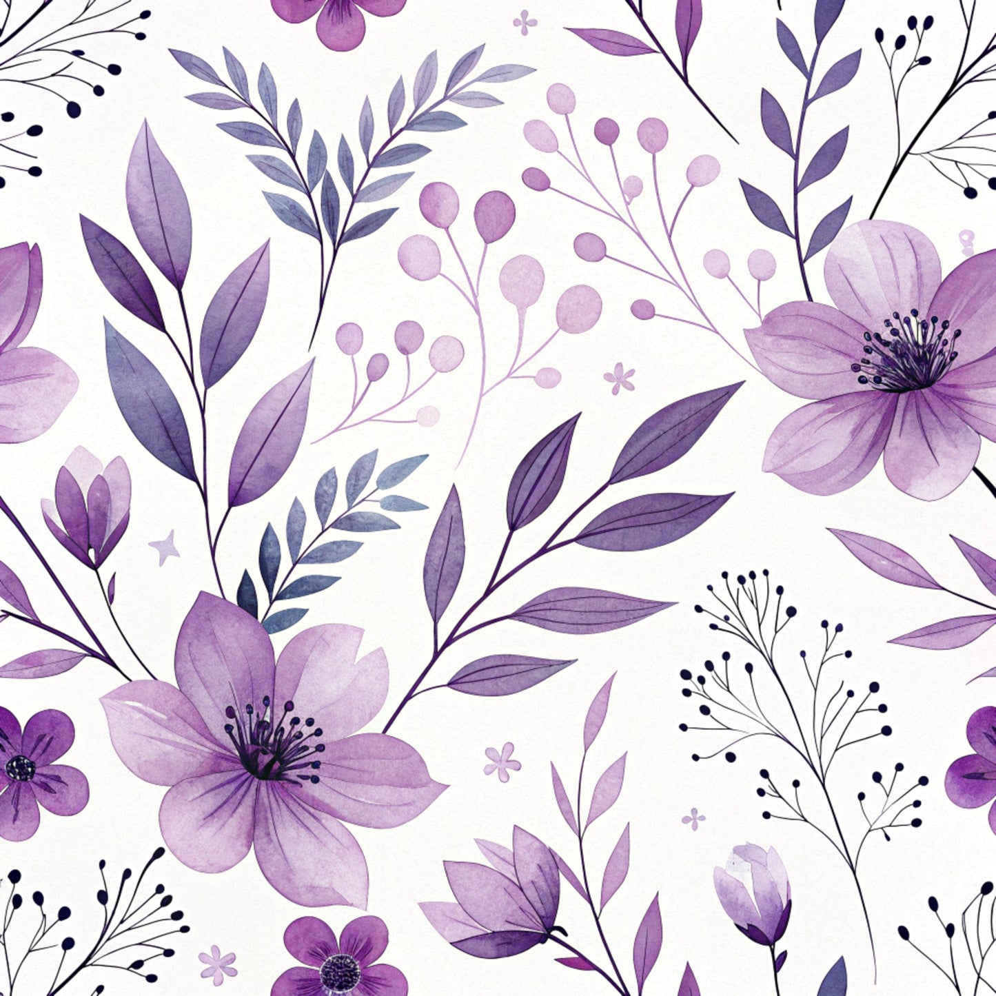 Elements of Nature Pattern 10 Quilting Cotton Fabric