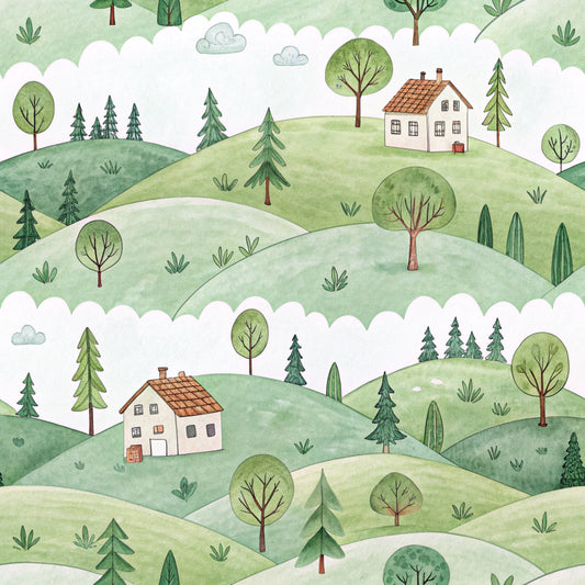 Elements of Nature Pattern 3 Quilting Cotton Fabric