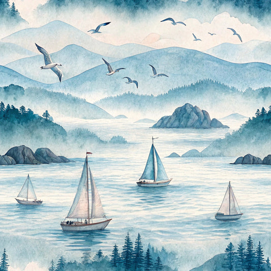 Elements of Nature Pattern 5 Quilting Cotton Fabric