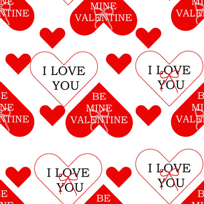 Elevate Your Valentines Day Pattern 2 Quilting Cotton Fabric