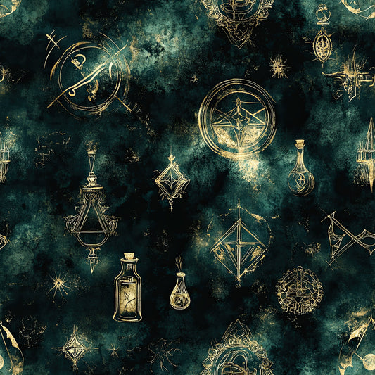 Enchanted Spells Pattern 52 Quilting Cotton Fabric