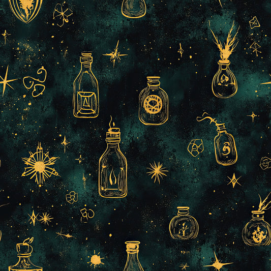 Enchanted Spells Pattern 60 Quilting Cotton Fabric
