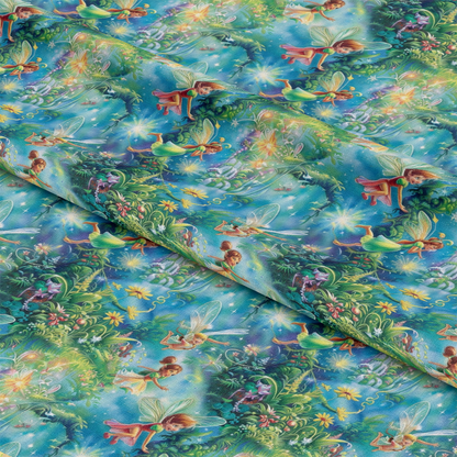 Fairies in the Forest Pattern 14 Quilting Cotton Fabric