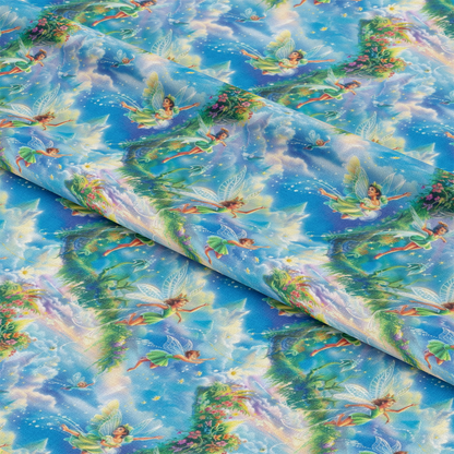 Fairies in the Forest Pattern 15 Quilting Cotton Fabric