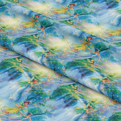 Fairies in the Forest Pattern 16 Quilting Cotton Fabric