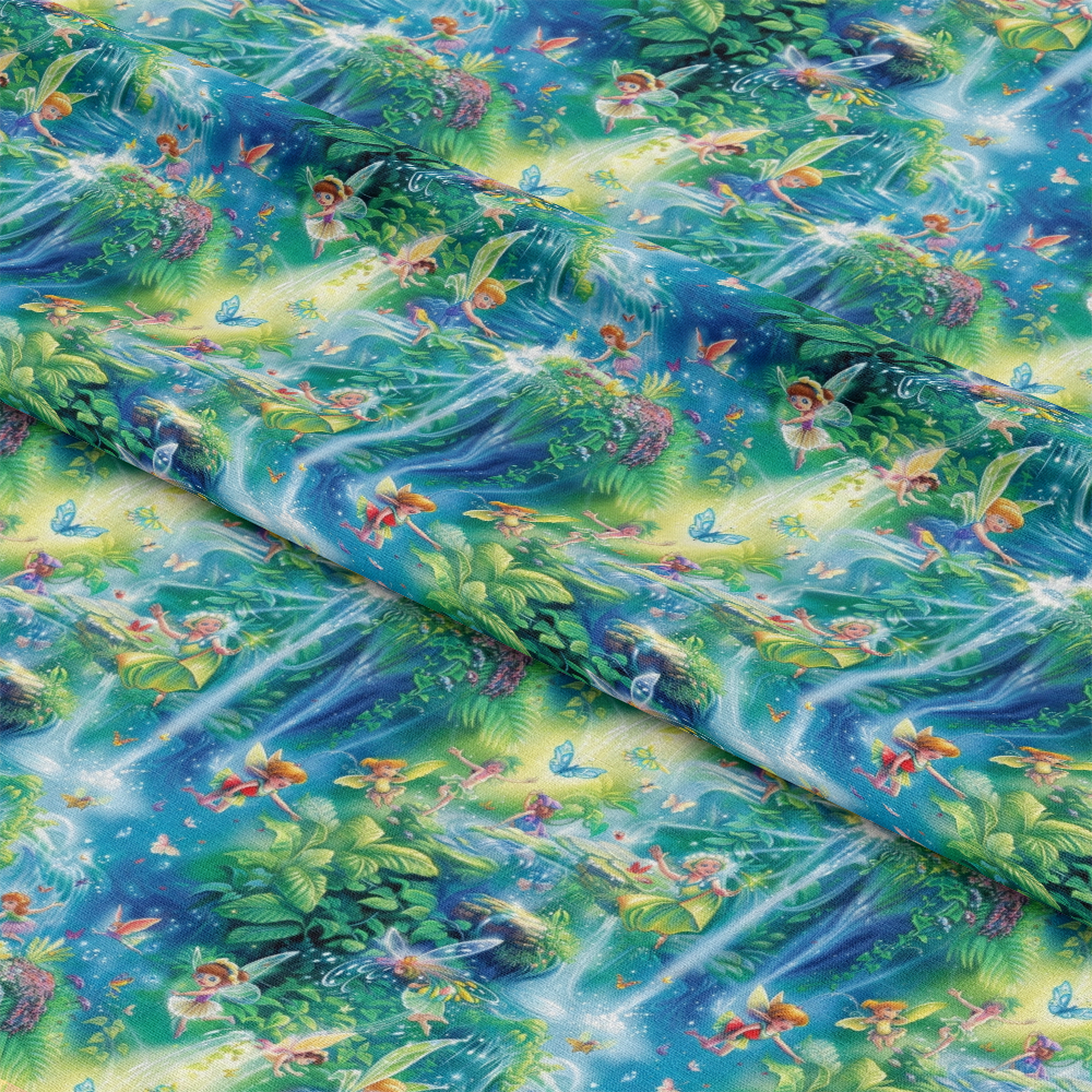 Fairies in the Forest Pattern 17 Quilting Cotton Fabric