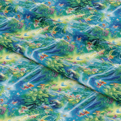 Fairies in the Forest Pattern 17 Quilting Cotton Fabric
