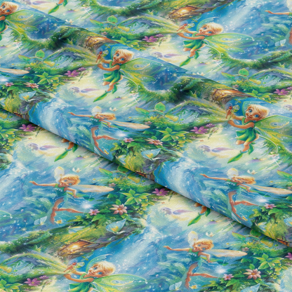 Fairies in the Forest Pattern 4 Quilting Cotton Fabric