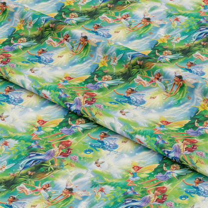 Fairies in the Forest Pattern 6 Quilting Cotton Fabric