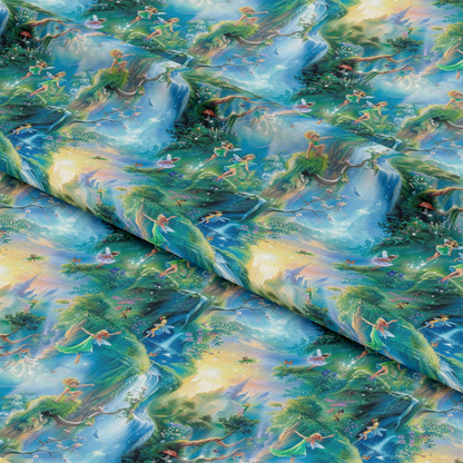 Fairies in the Forest Pattern 7 Quilting Cotton Fabric