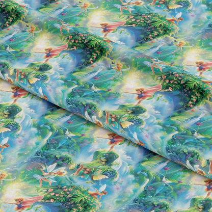 Fairies in the Forest Pattern 9 Quilting Cotton Fabric