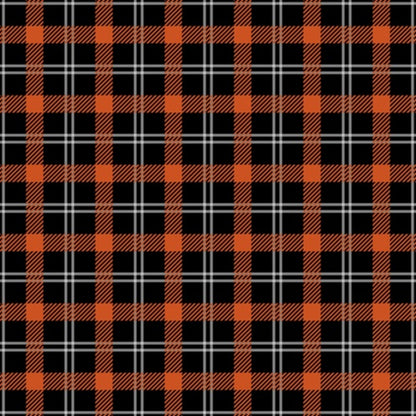 Fall Orange Plaid Pattern 15 Quilting Cotton Fabric