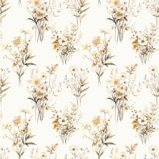 Fall Blooms Pattern 1 Quilting Cotton Fabric