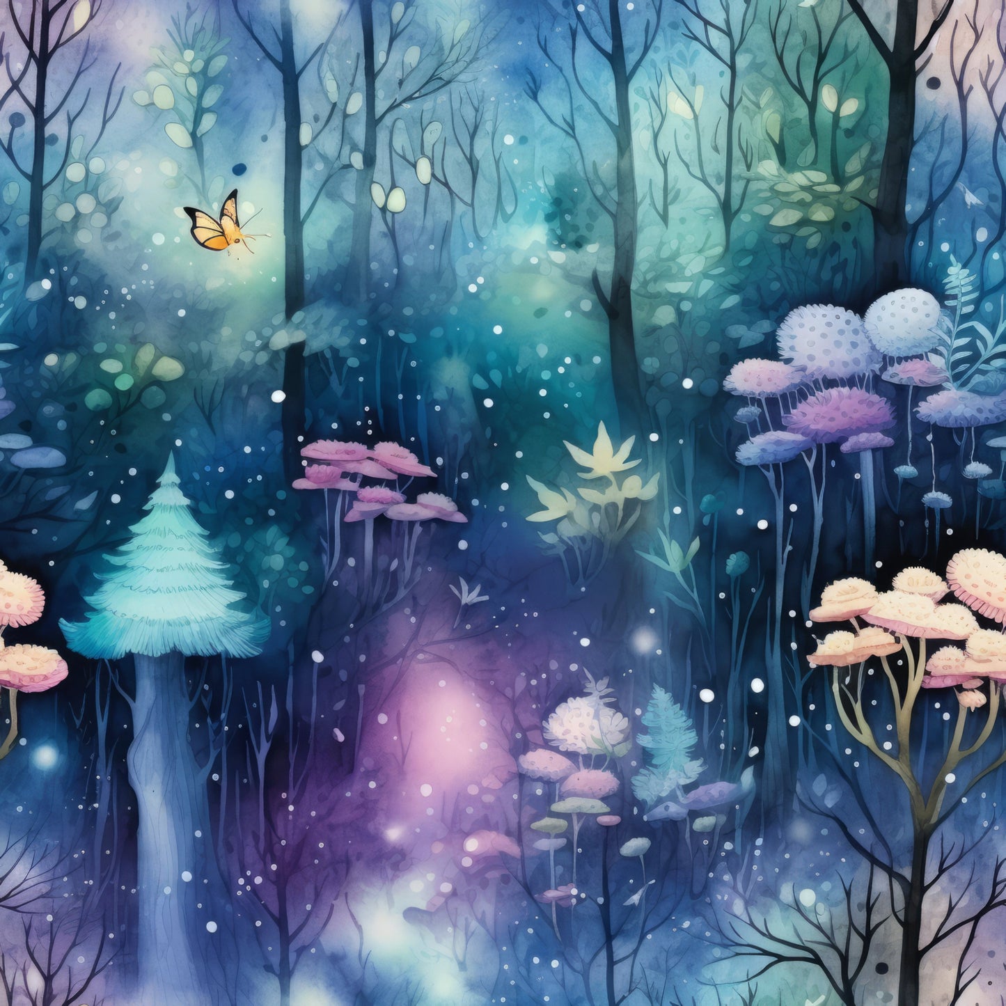 Fantasy Forest Pattern 14 Quilting Cotton Fabric
