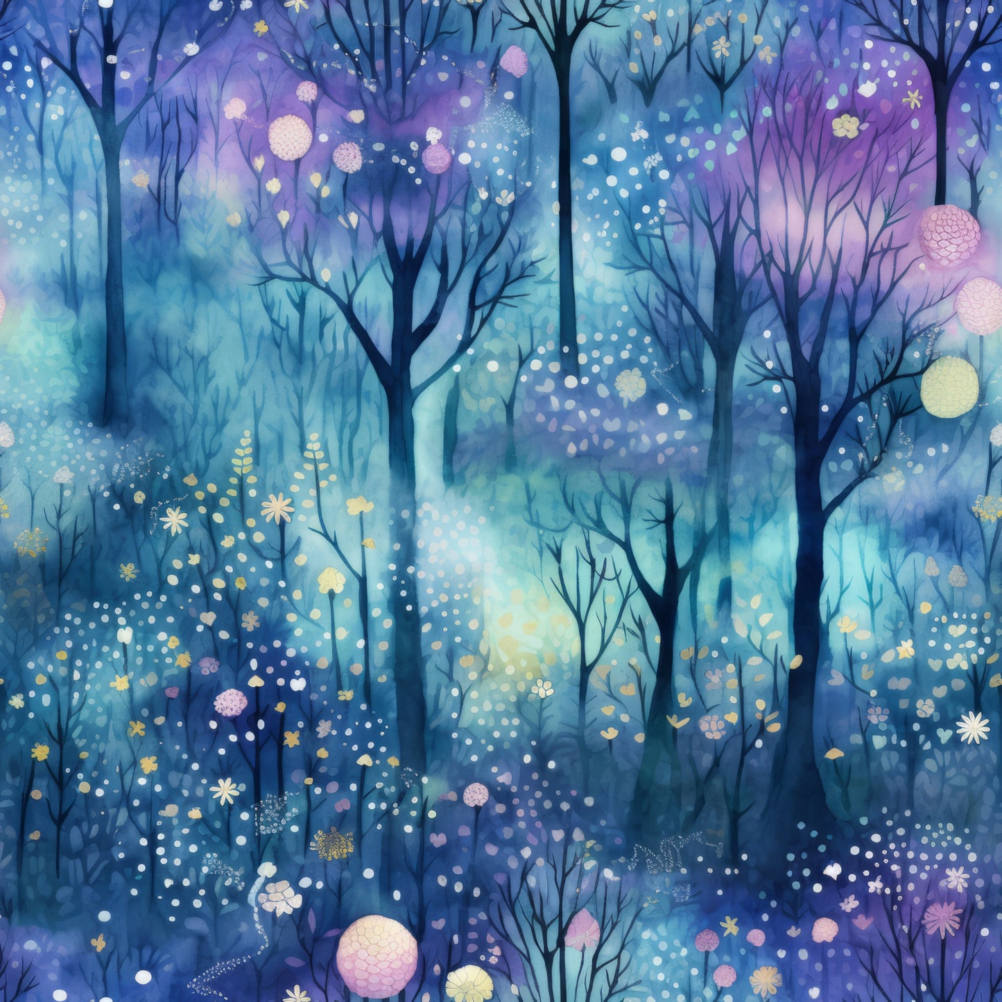 Fantasy Forest Pattern 21 Quilting Cotton Fabric