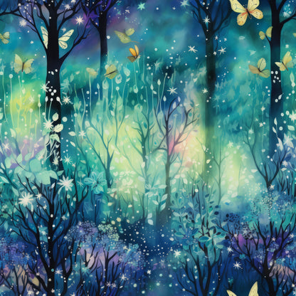 Fantasy Forest Pattern 23 Quilting Cotton Fabric