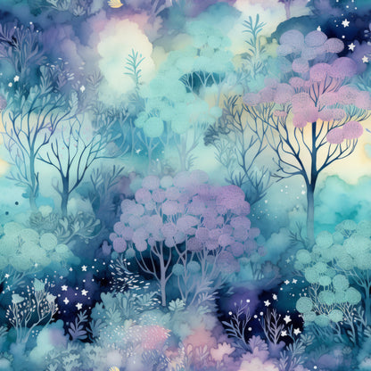 Fantasy Forest Pattern 24 Quilting Cotton Fabric