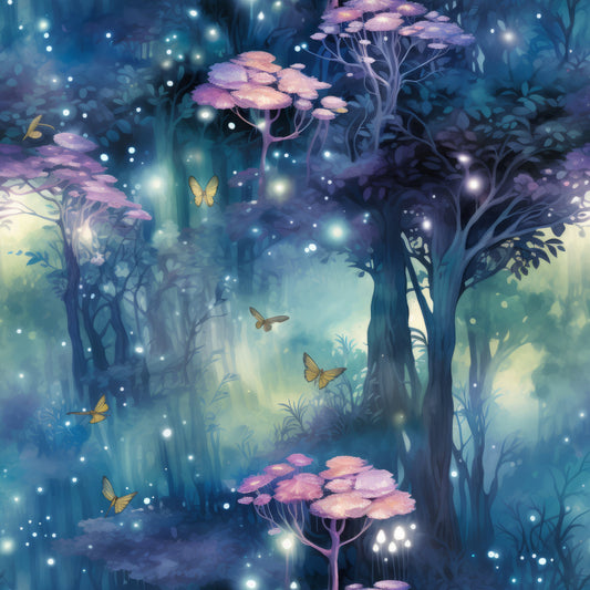 Fantasy Forest Pattern 26 Quilting Cotton Fabric