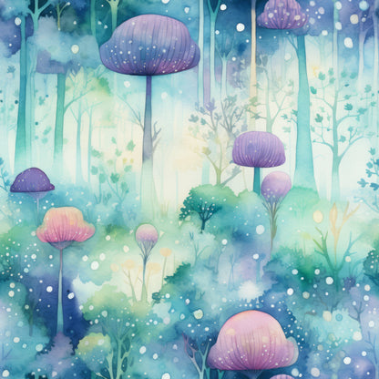 Fantasy Forest Pattern 36 Quilting Cotton Fabric