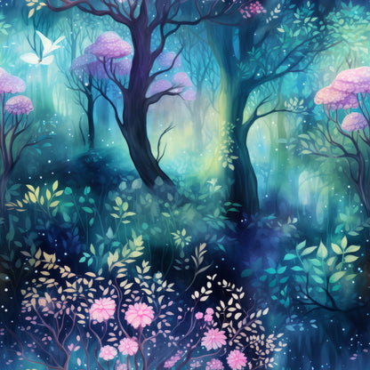 Fantasy Forest Pattern 41 Quilting Cotton Fabric