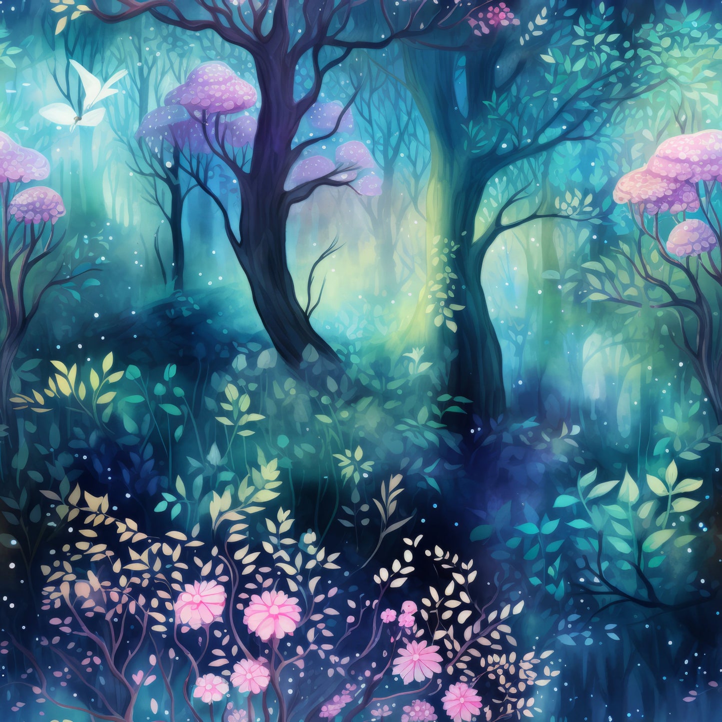 Fantasy Forest Pattern 41 Quilting Cotton Fabric