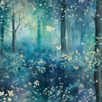Fantasy Forest Pattern 5 Quilting Cotton Fabric