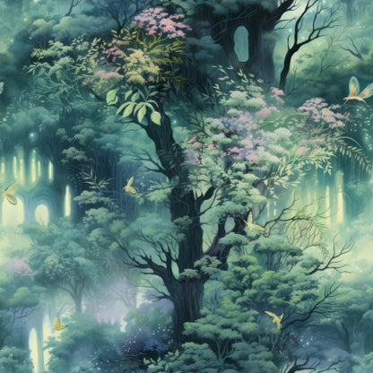 Fantasy Forest Pattern 6 Quilting Cotton Fabric