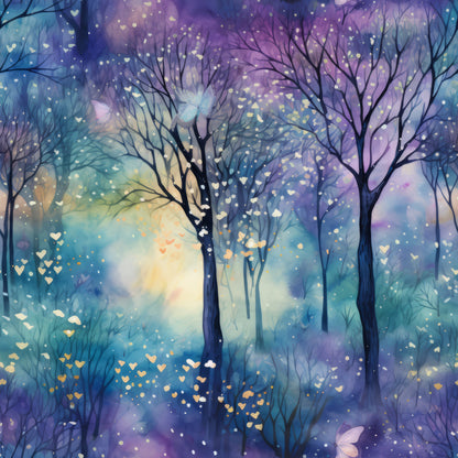 Fantasy Forest Pattern 9 Quilting Cotton Fabric
